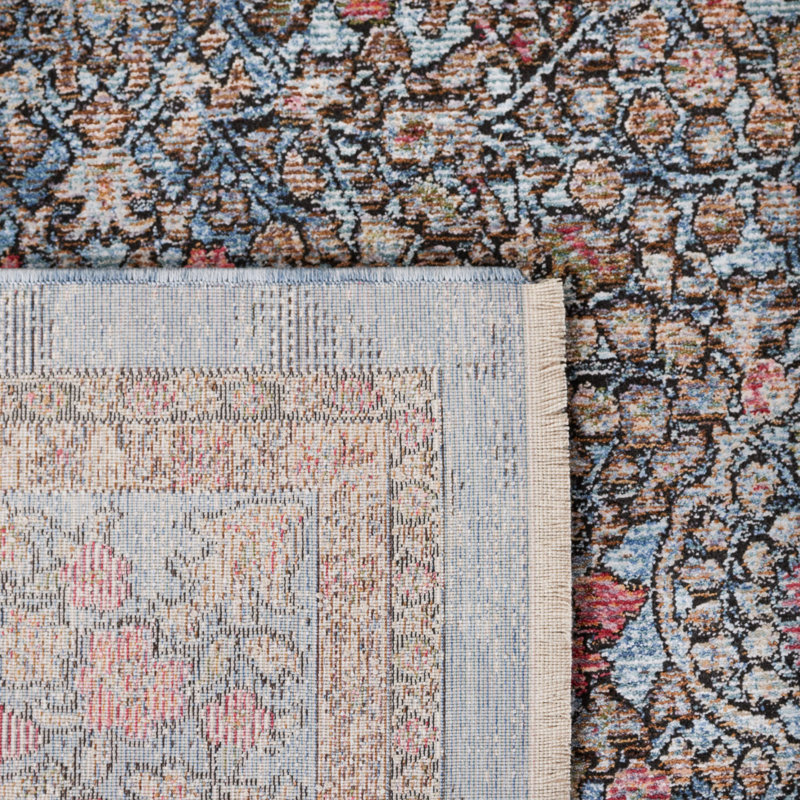 Safavieh Performance Blue / Black Rug Wayfair